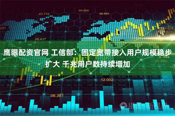 鹰眼配资官网 工信部：固定宽带接入用户规模稳步扩大 千兆用户数持续增加