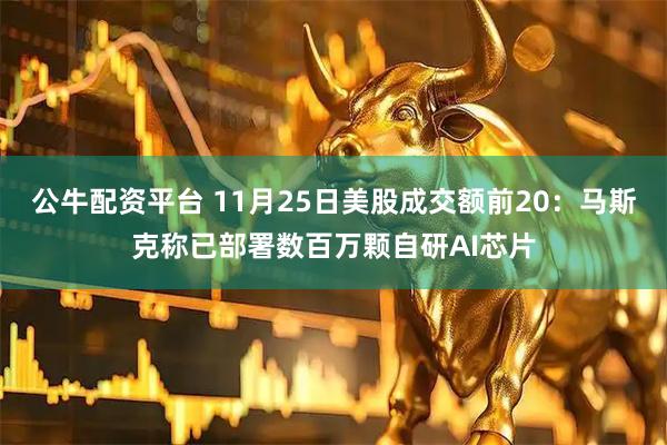 公牛配资平台 11月25日美股成交额前20：马斯克称已部署数百万颗自研AI芯片