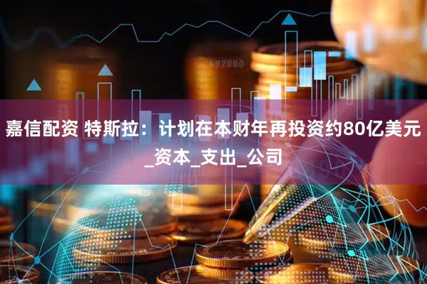 嘉信配资 特斯拉：计划在本财年再投资约80亿美元_资本_支出_公司